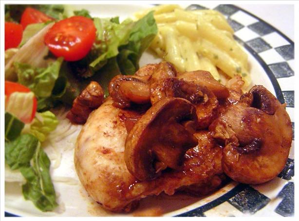 balsamic dijon and mushroom chicken