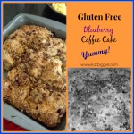 Gluten Free Blueberry coffee cake